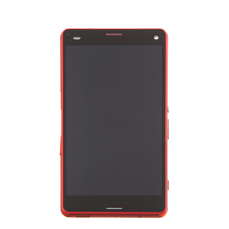 Lcd Pantalla Para Sony Xperia Z3 Compact Con Marco Naranja